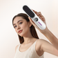 S01 2-in-1 Cordless Hair Straightener Brush 20 Million Negative Ion Hot Comb Hair Straightener Brush for Women, Portable Mini Straightening Brush for Travel, Lightweight to Carry Out, USB Rechargeable, Anti-Scald, LCD Temperature Display