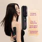 S01 2-in-1 Cordless Hair Straightener Brush 20 Million Negative Ion Hot Comb Hair Straightener Brush for Women, Portable Mini Straightening Brush for Travel, Lightweight to Carry Out, USB Rechargeable, Anti-Scald, LCD Temperature Display